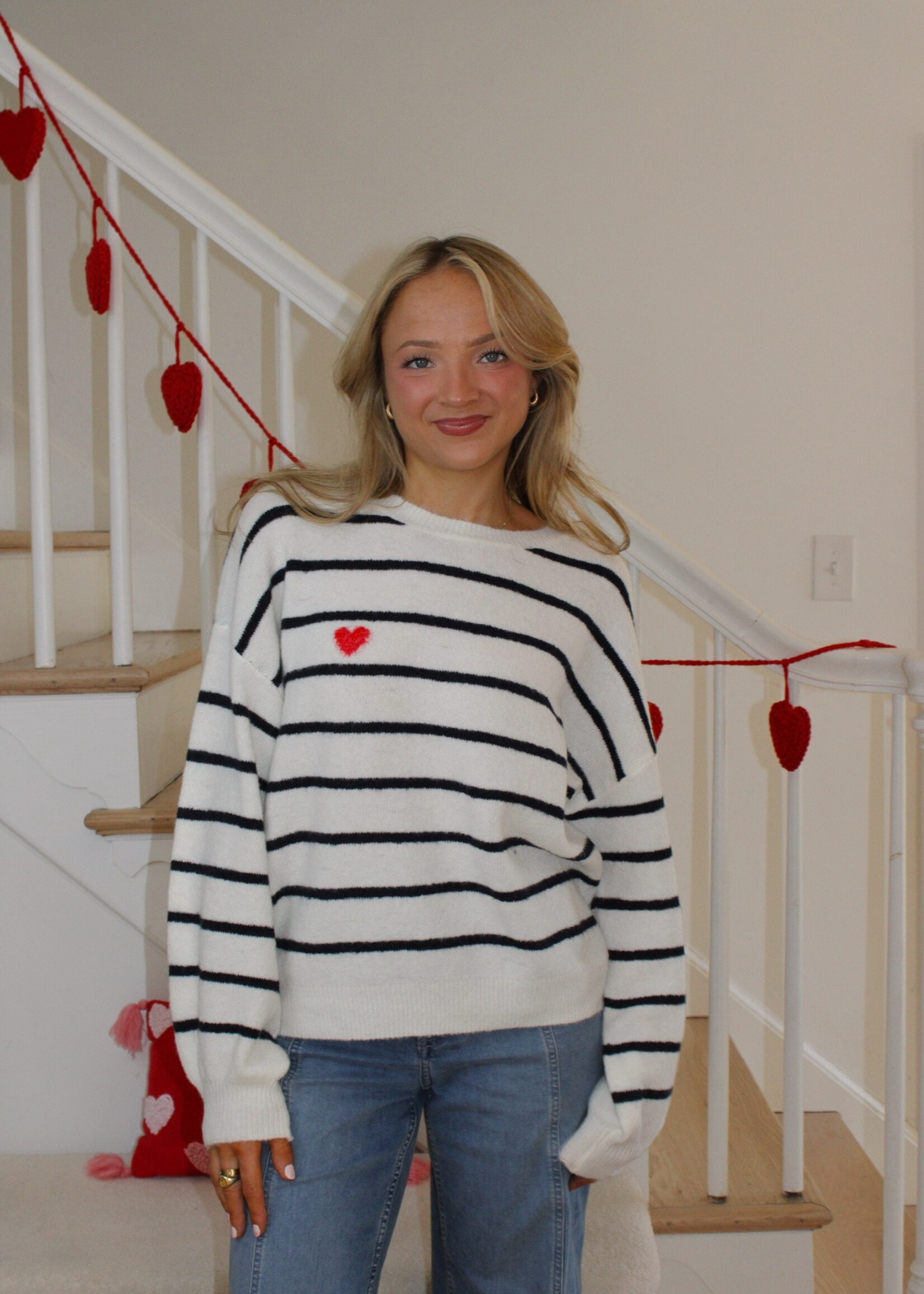 Jazz Striped Knit Sweater