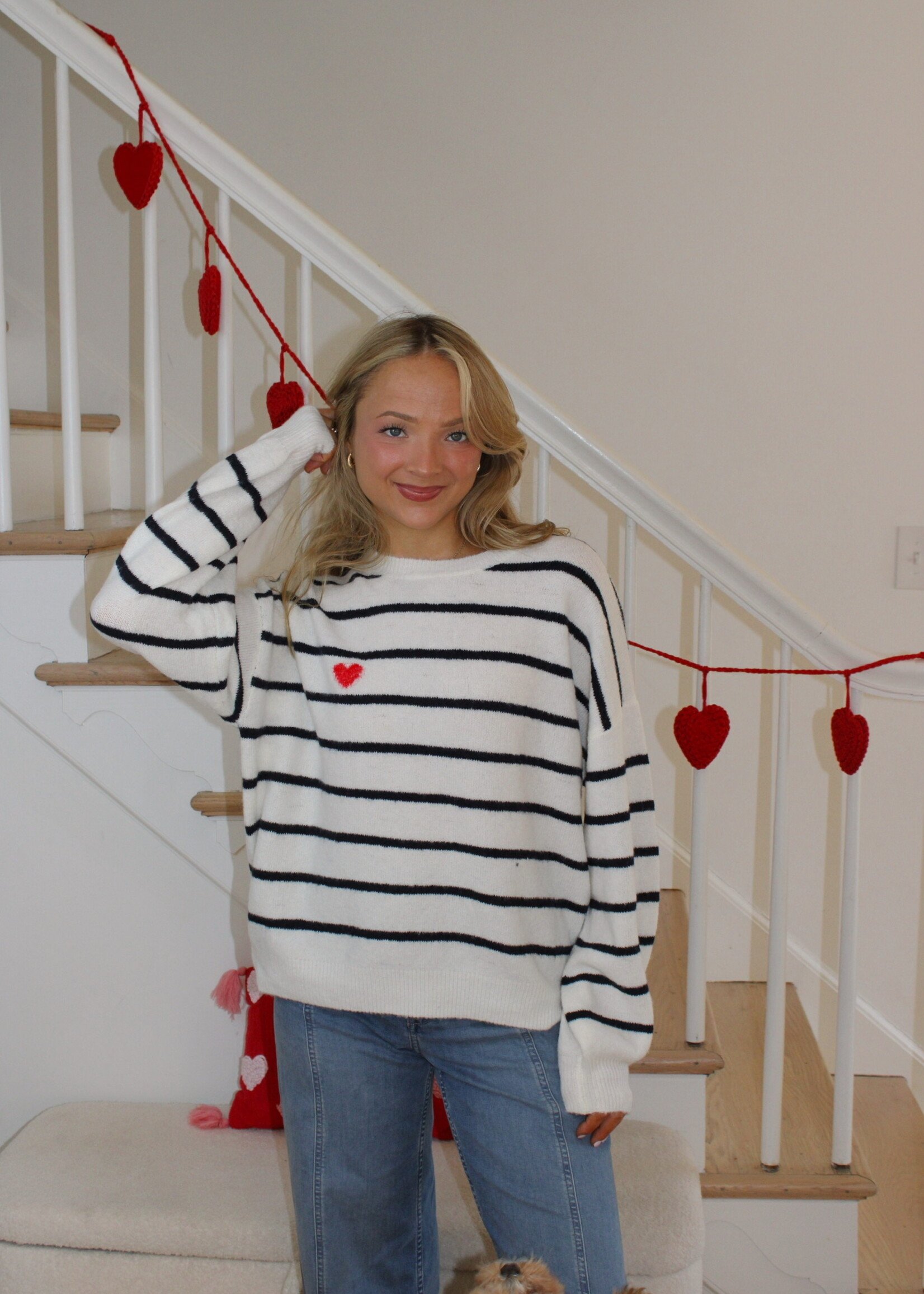 Jazz Striped Knit Sweater