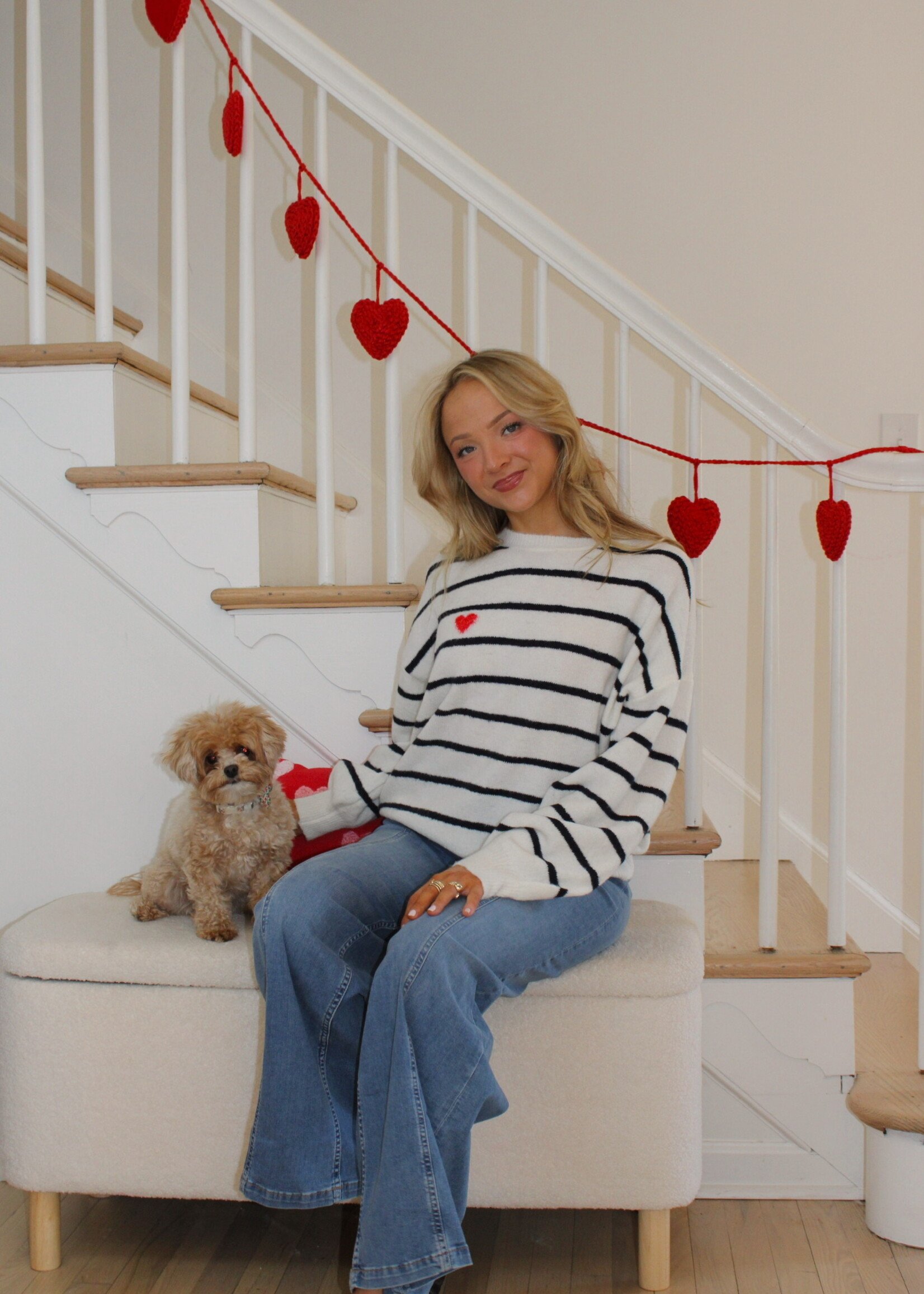 Jazz Striped Knit Sweater