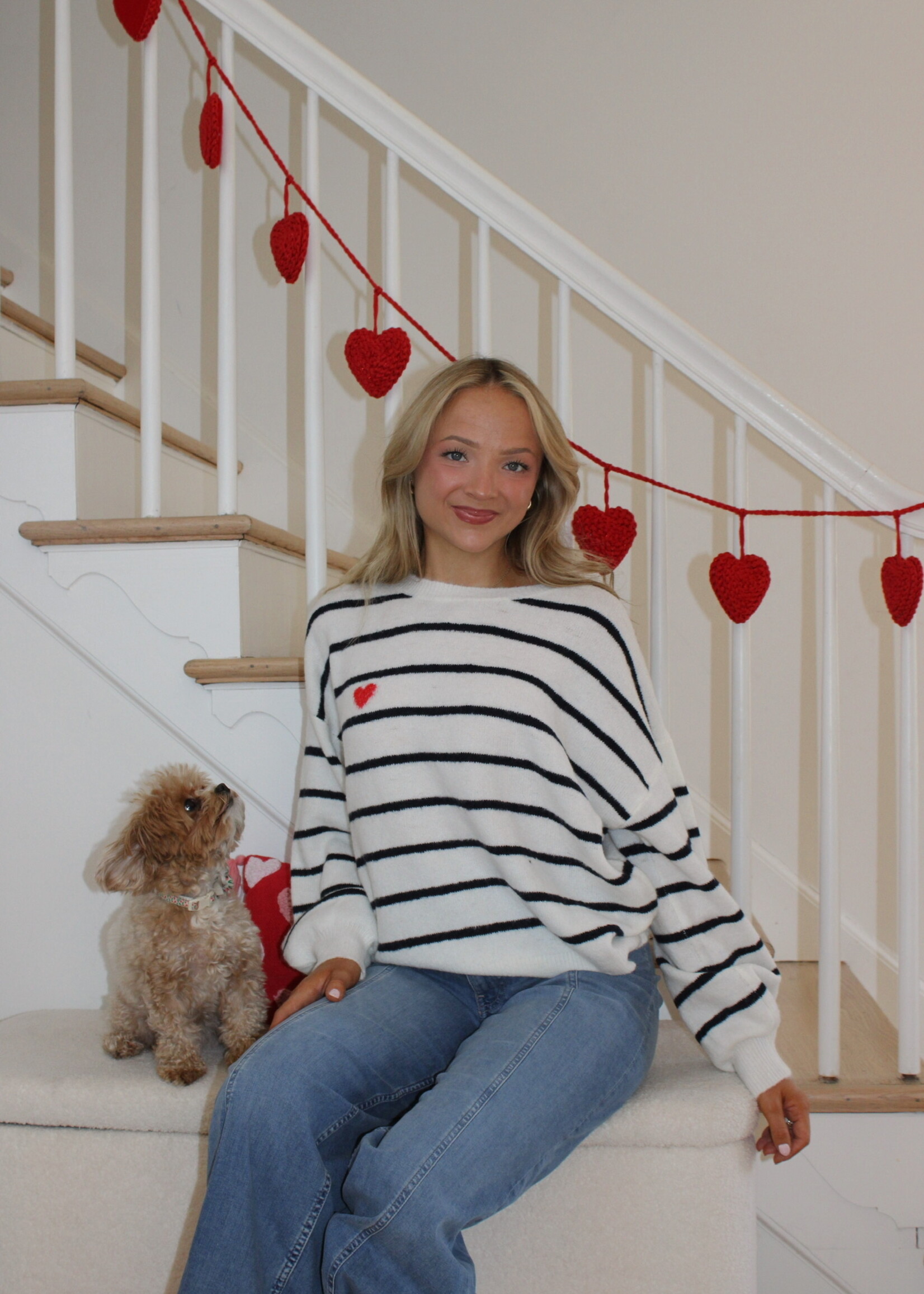 Jazz Striped Knit Sweater