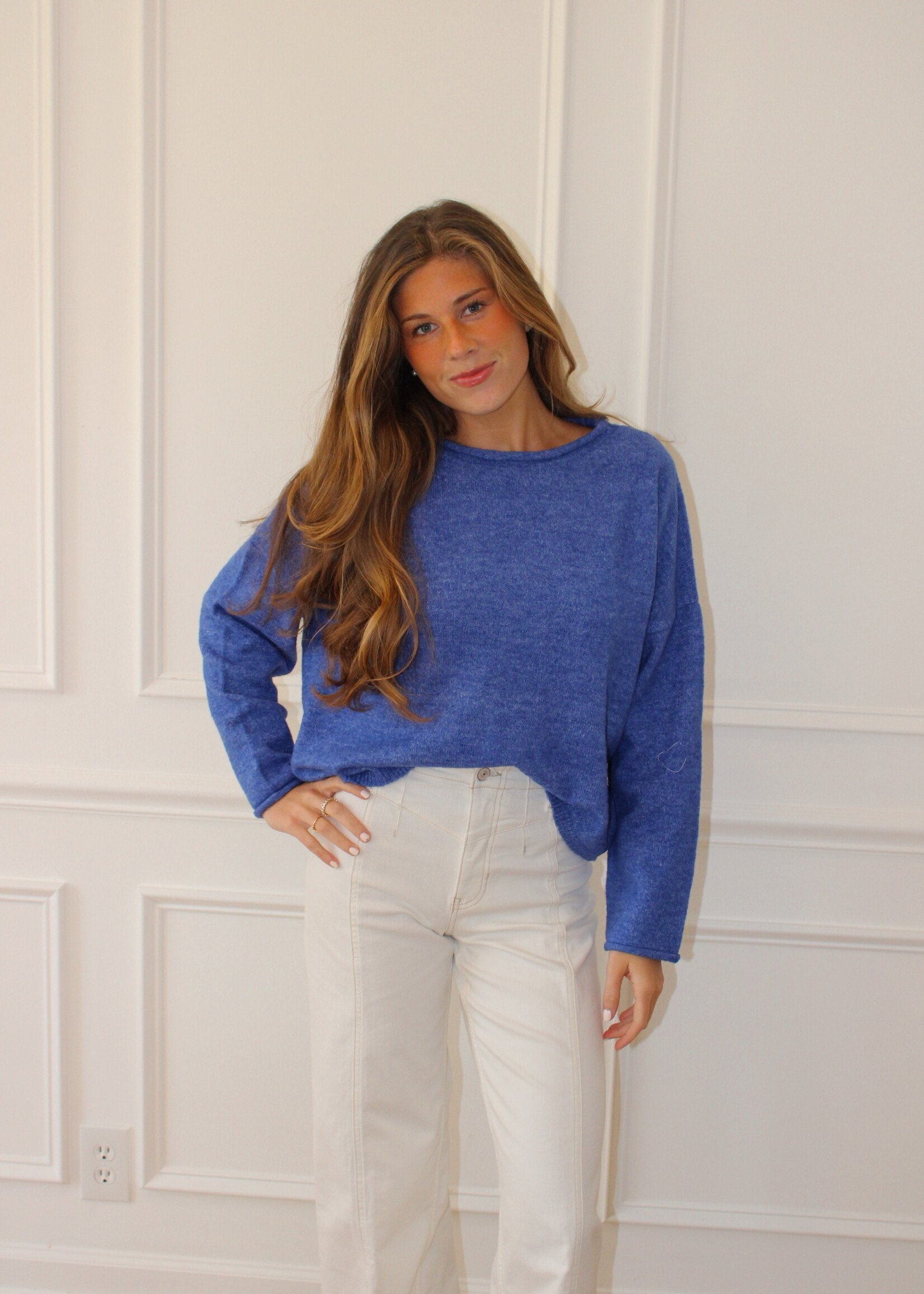 Trixie Rolled Neck Sweater