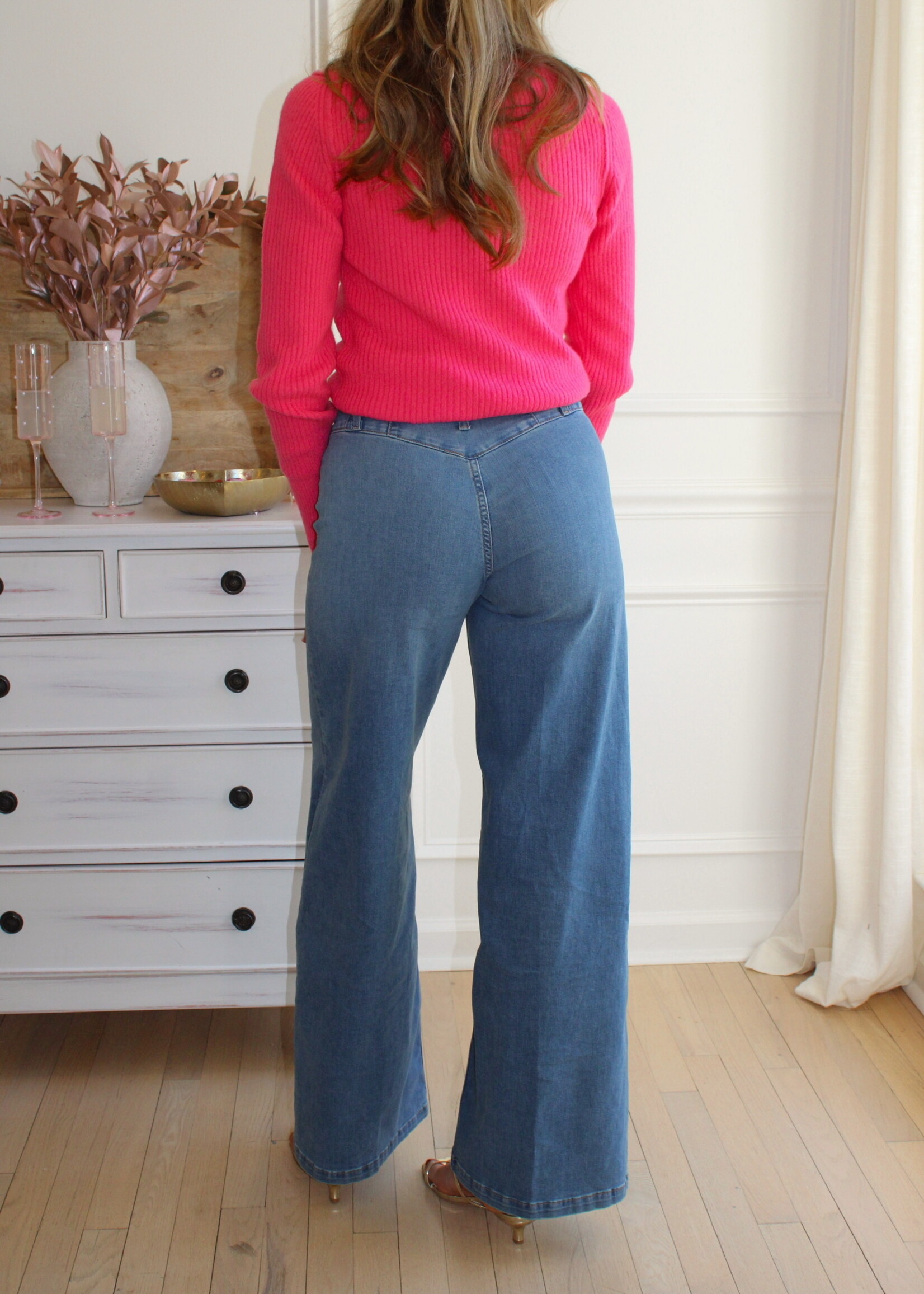 KUT Maya High Rise Fab Ab Wide Leg