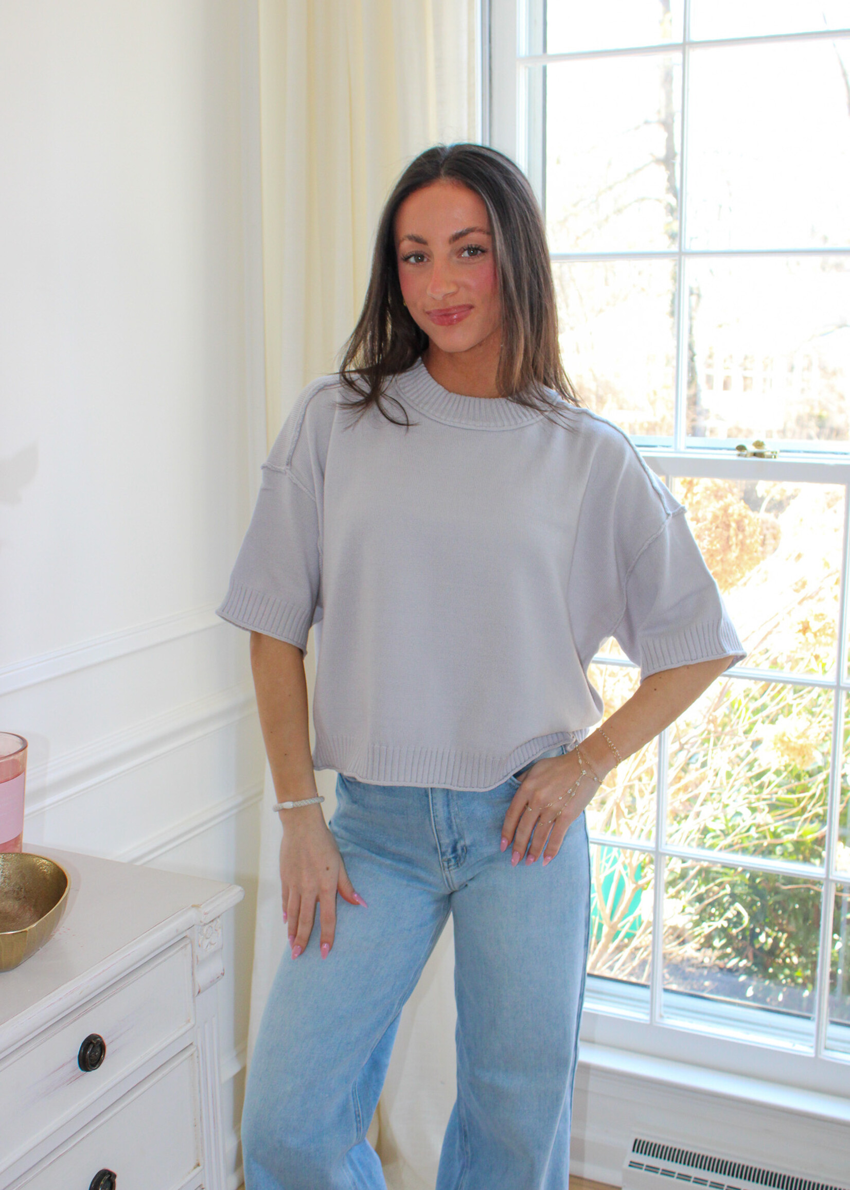 Rune Drop Shoulder Sweater