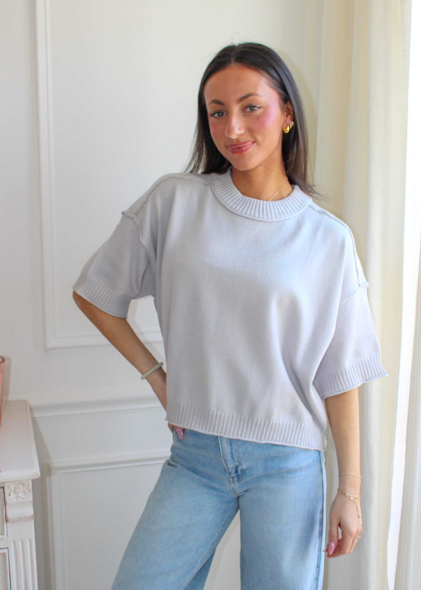 Rune Drop Shoulder Sweater