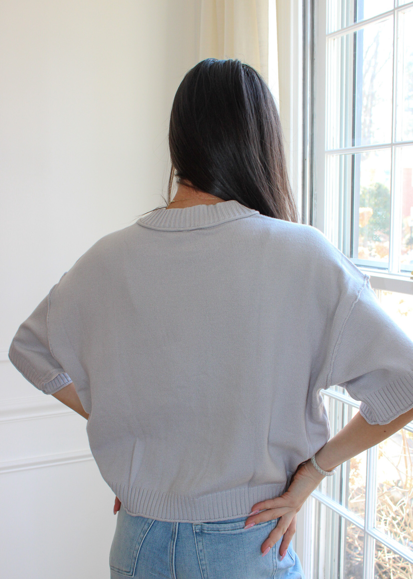 Rune Drop Shoulder Sweater