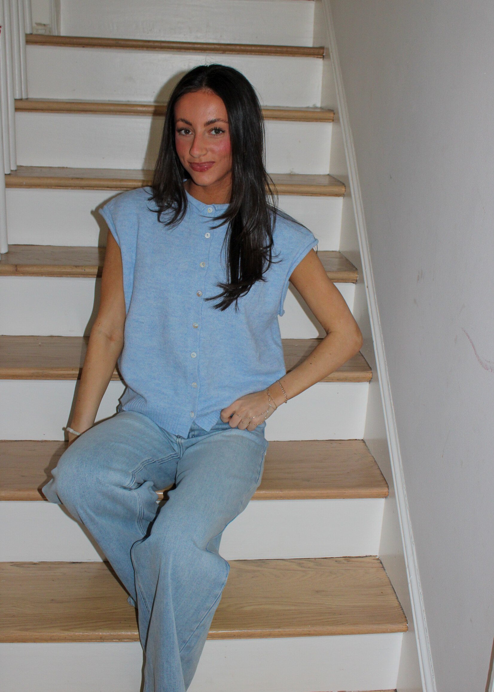 Brynn Sleeveless Cardigan