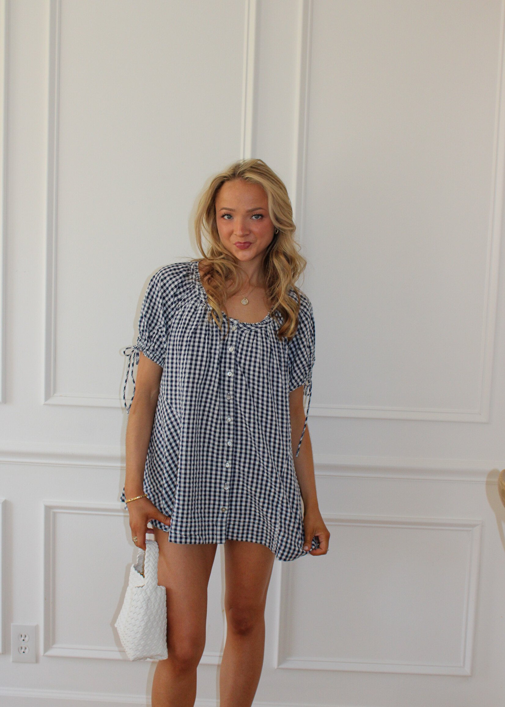 Free People Farley Gingham Tunic