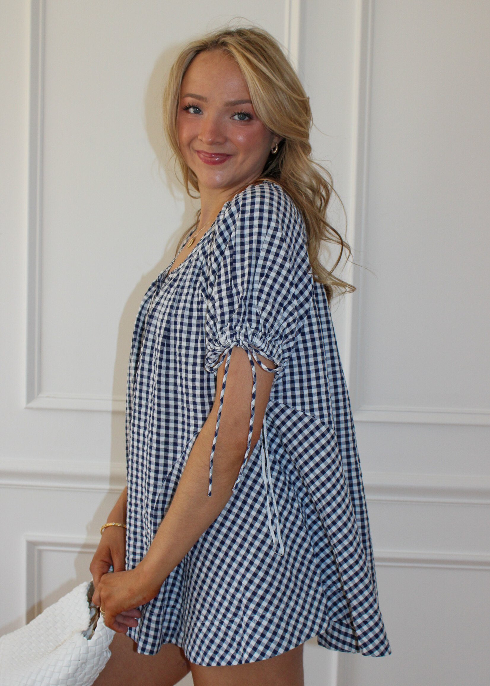 Free People Farley Gingham Tunic