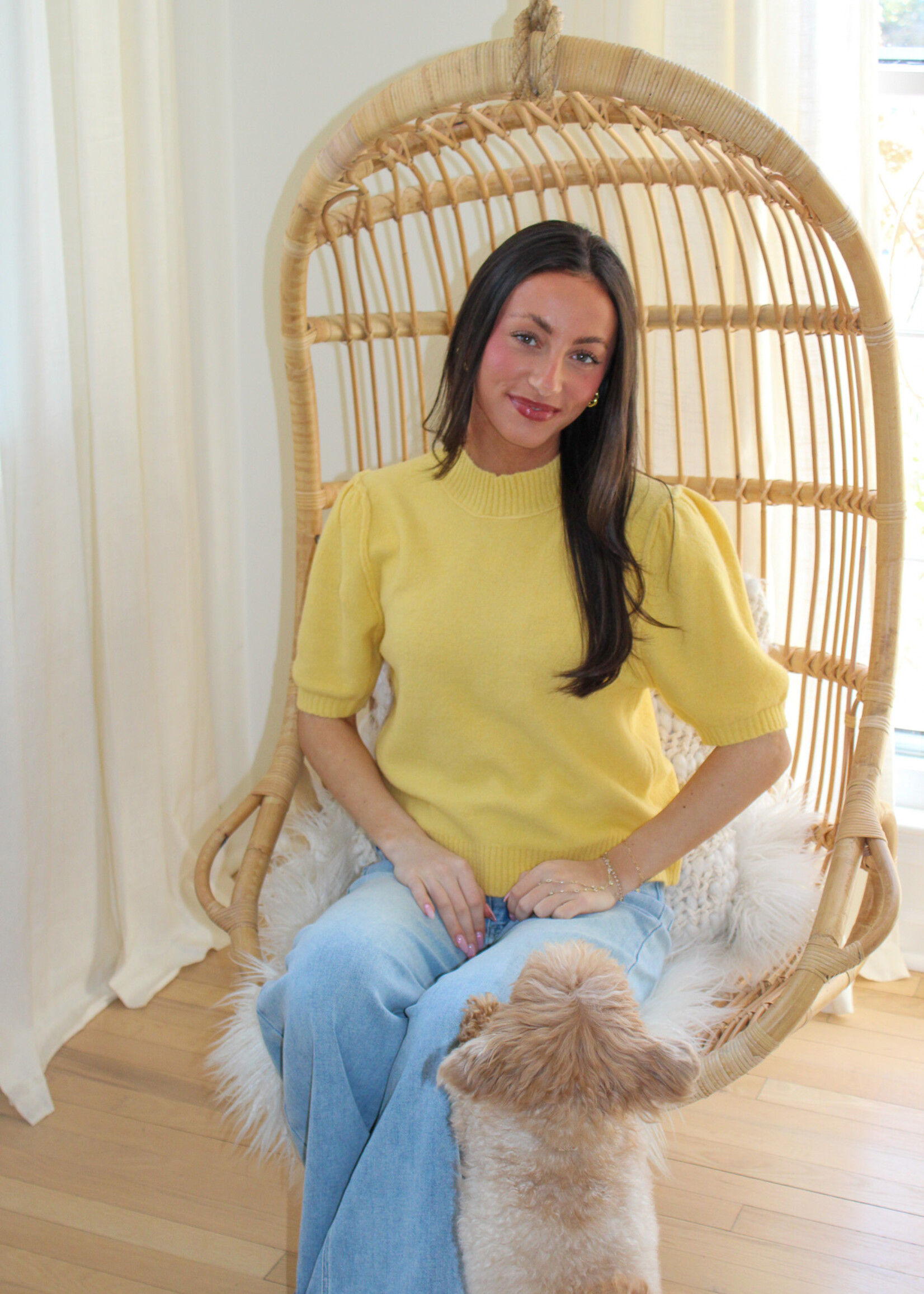 Preston Short Sleeve Sweater