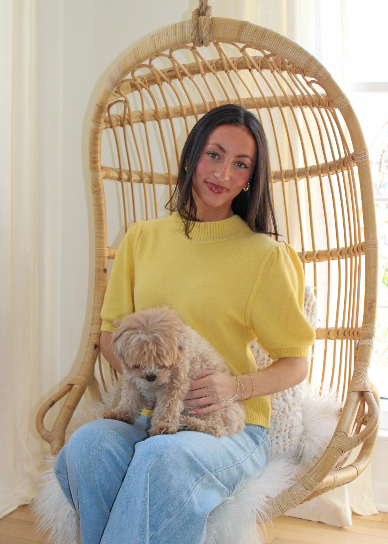 Preston Short Sleeve Sweater