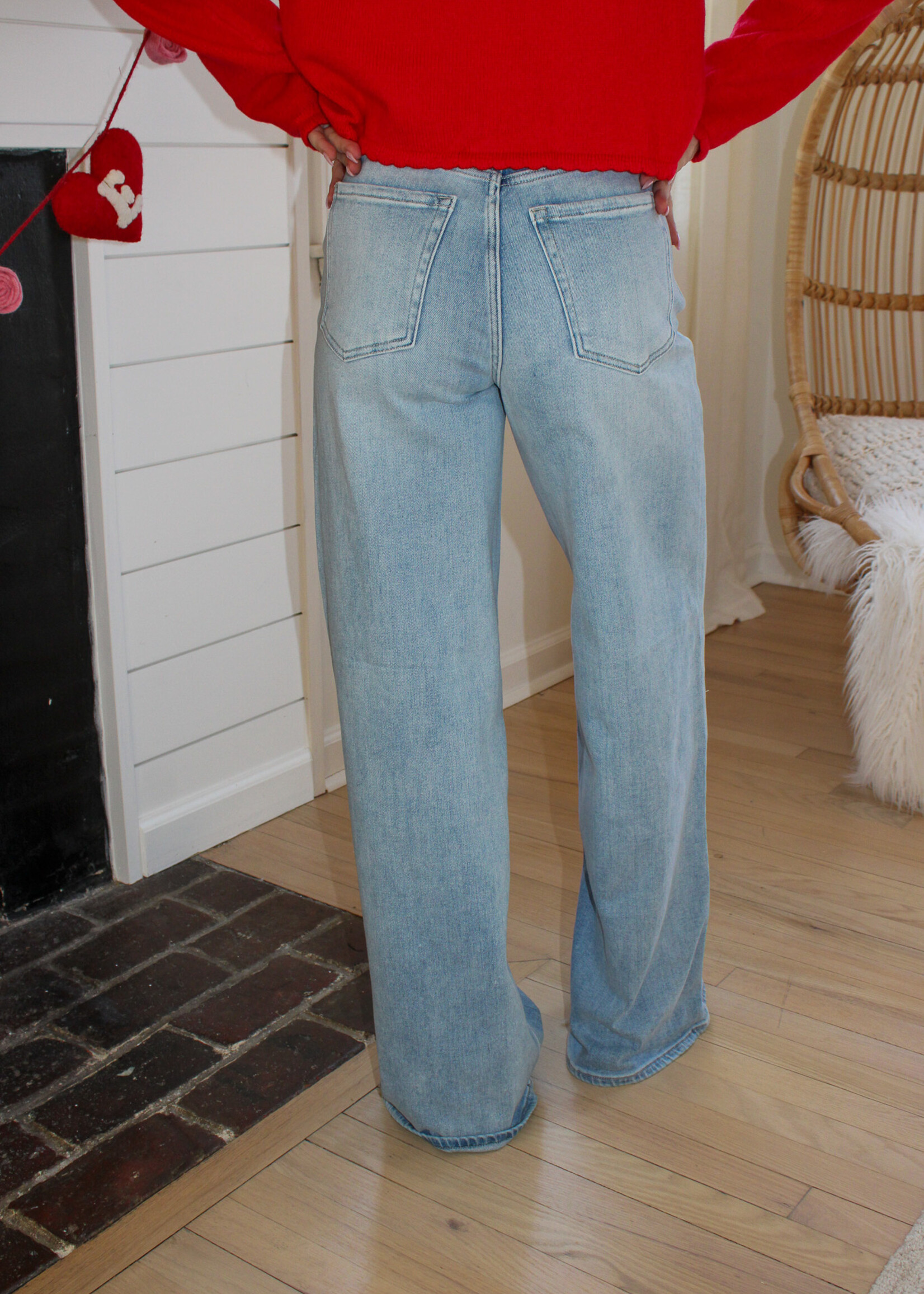 Eva Palazzo Wide Leg Jean