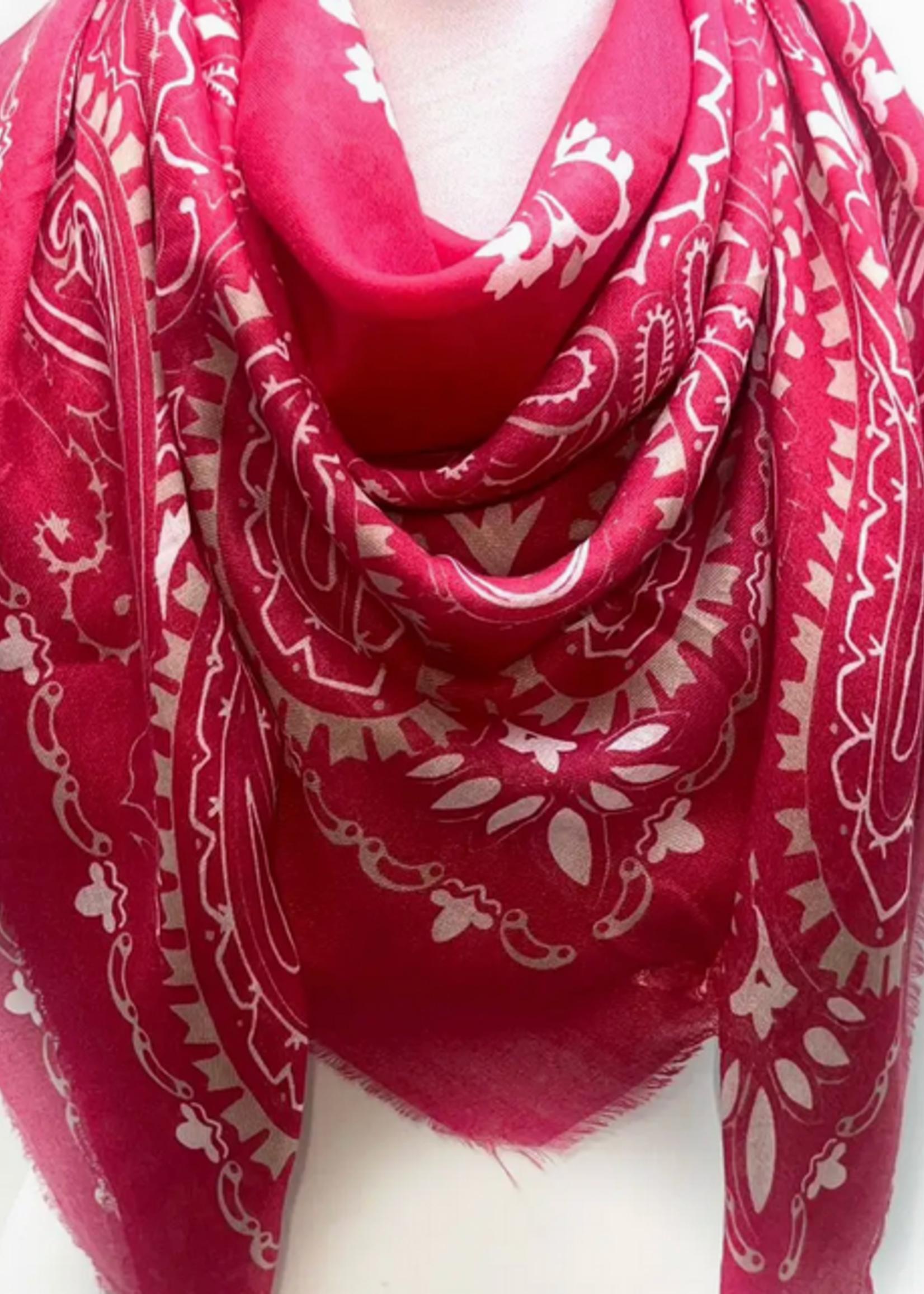 Large Square Bandana Scarf
