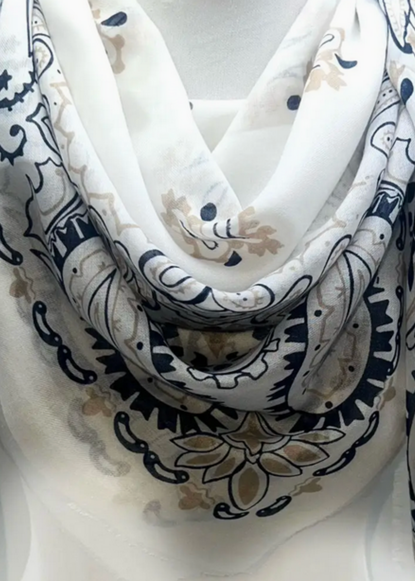 Large Square Bandana Scarf