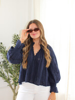 Mary Lace Long Sleeve Top