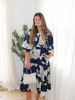 Rafaella Tiered Floral Midi Dress