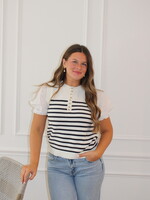 Audrey Twofer Puff Sleeve Top