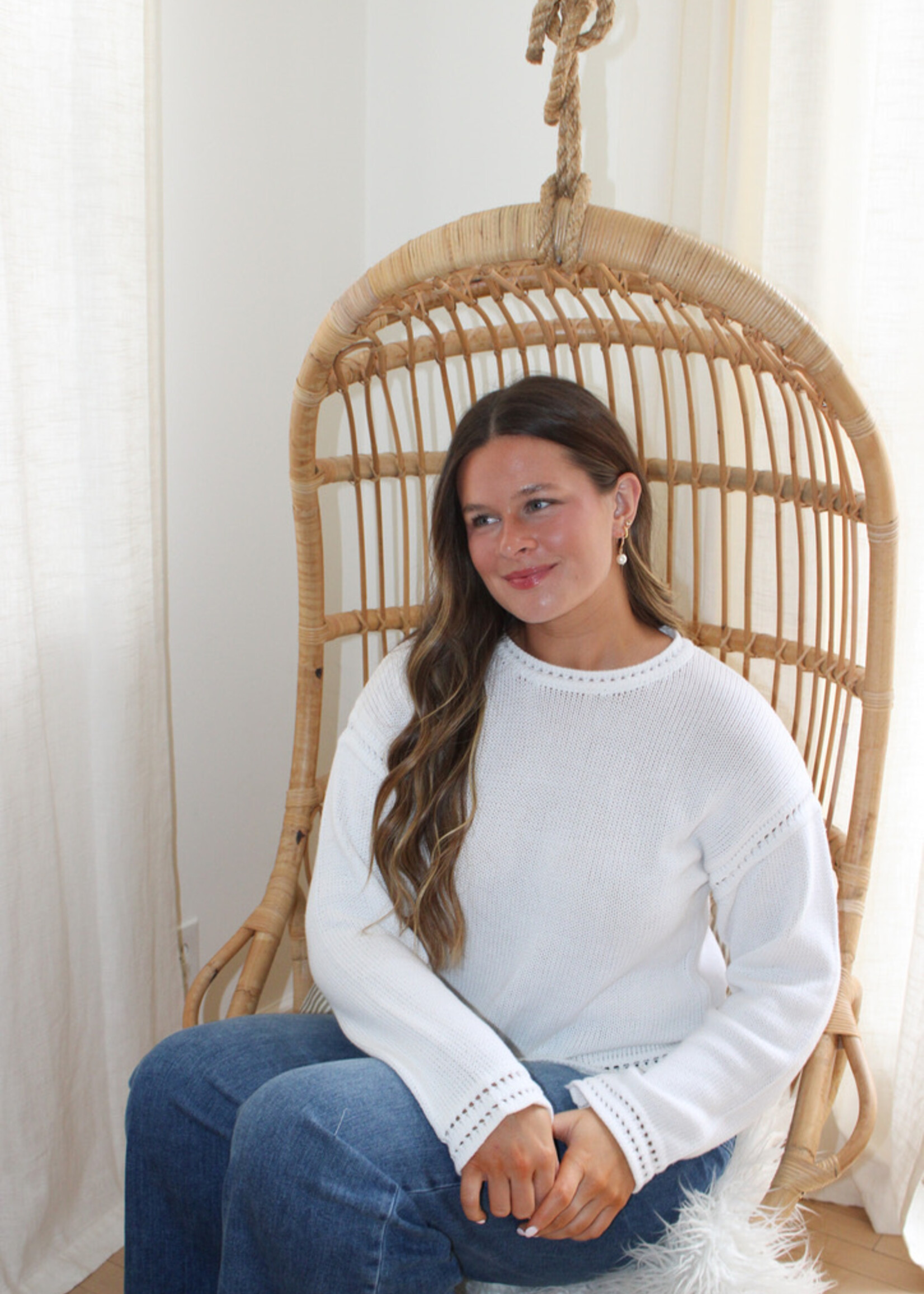 Z Supply Bellami Sweater White