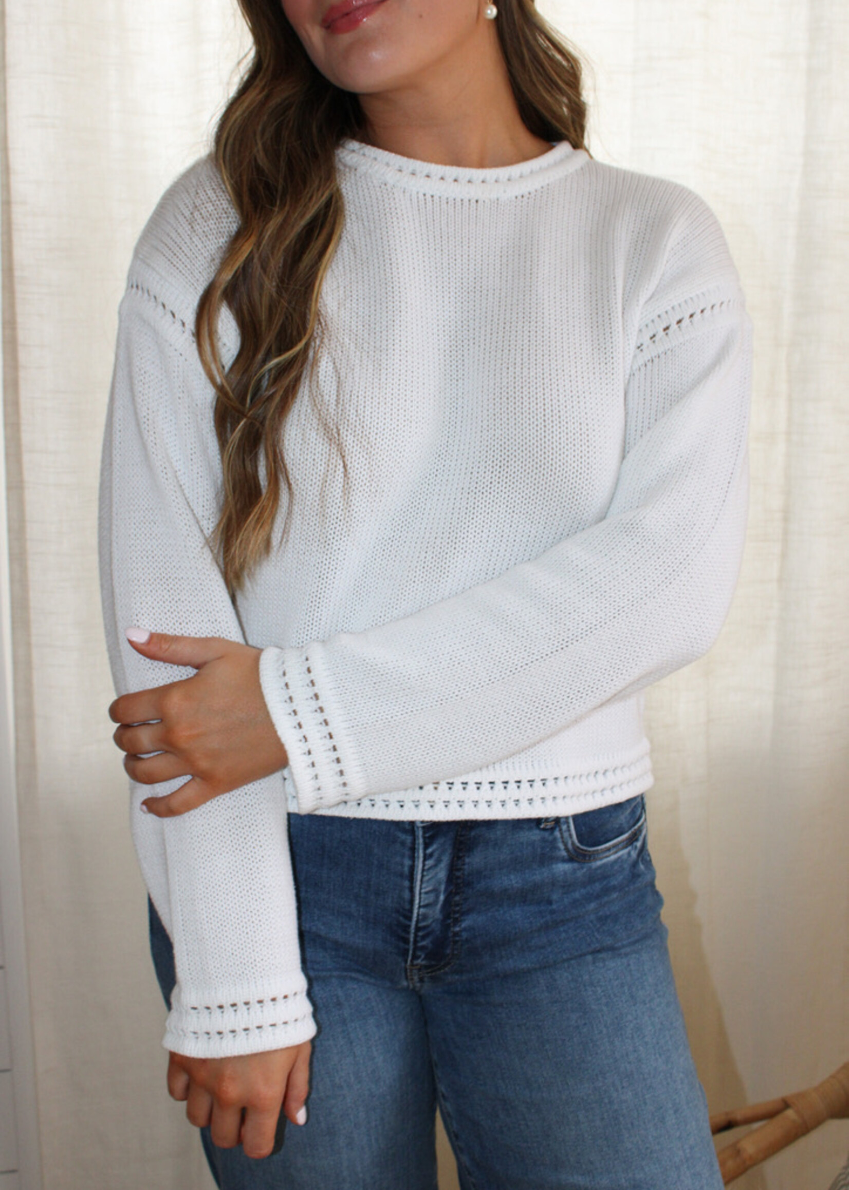 Z Supply Bellami Sweater White