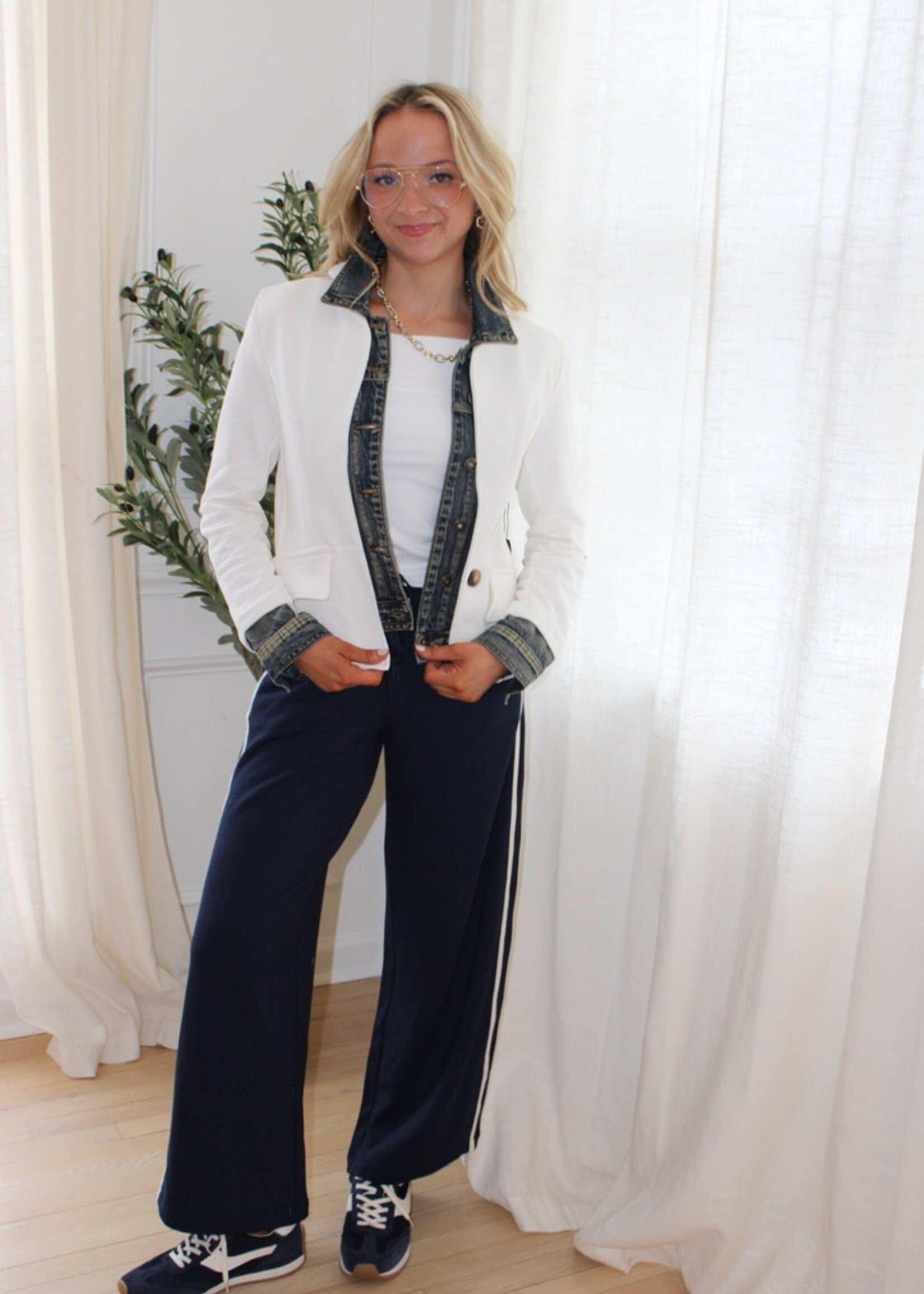 Hemi Mixed Media Denim Jacket