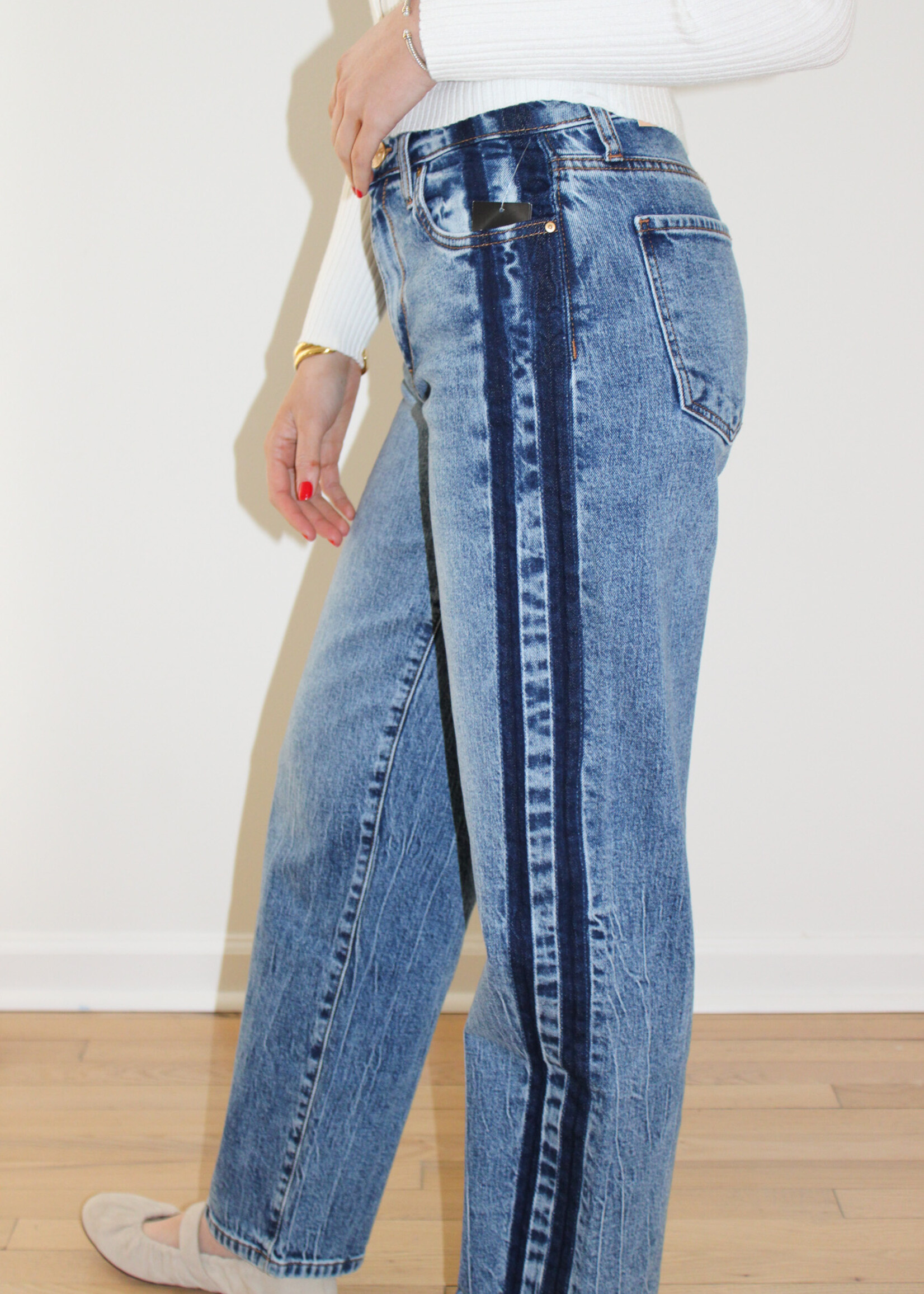 KUT Sienna High Rise Straight Leg