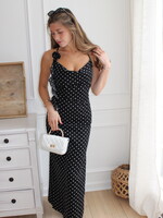 Analeah Polka Dot Maxi Dress
