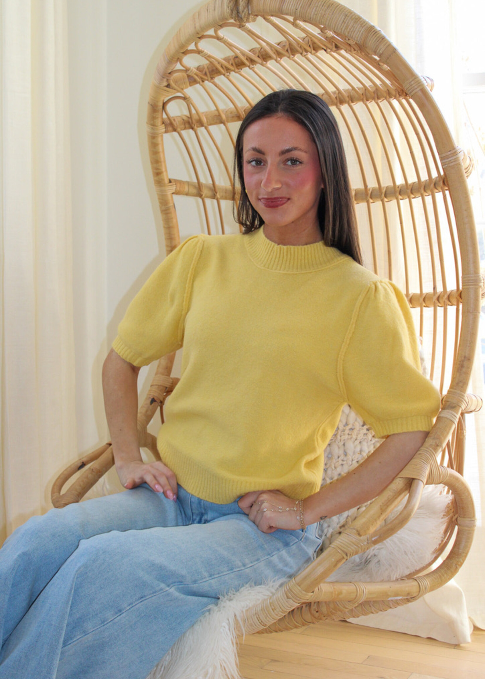 Alex Short Sleeve Sweater