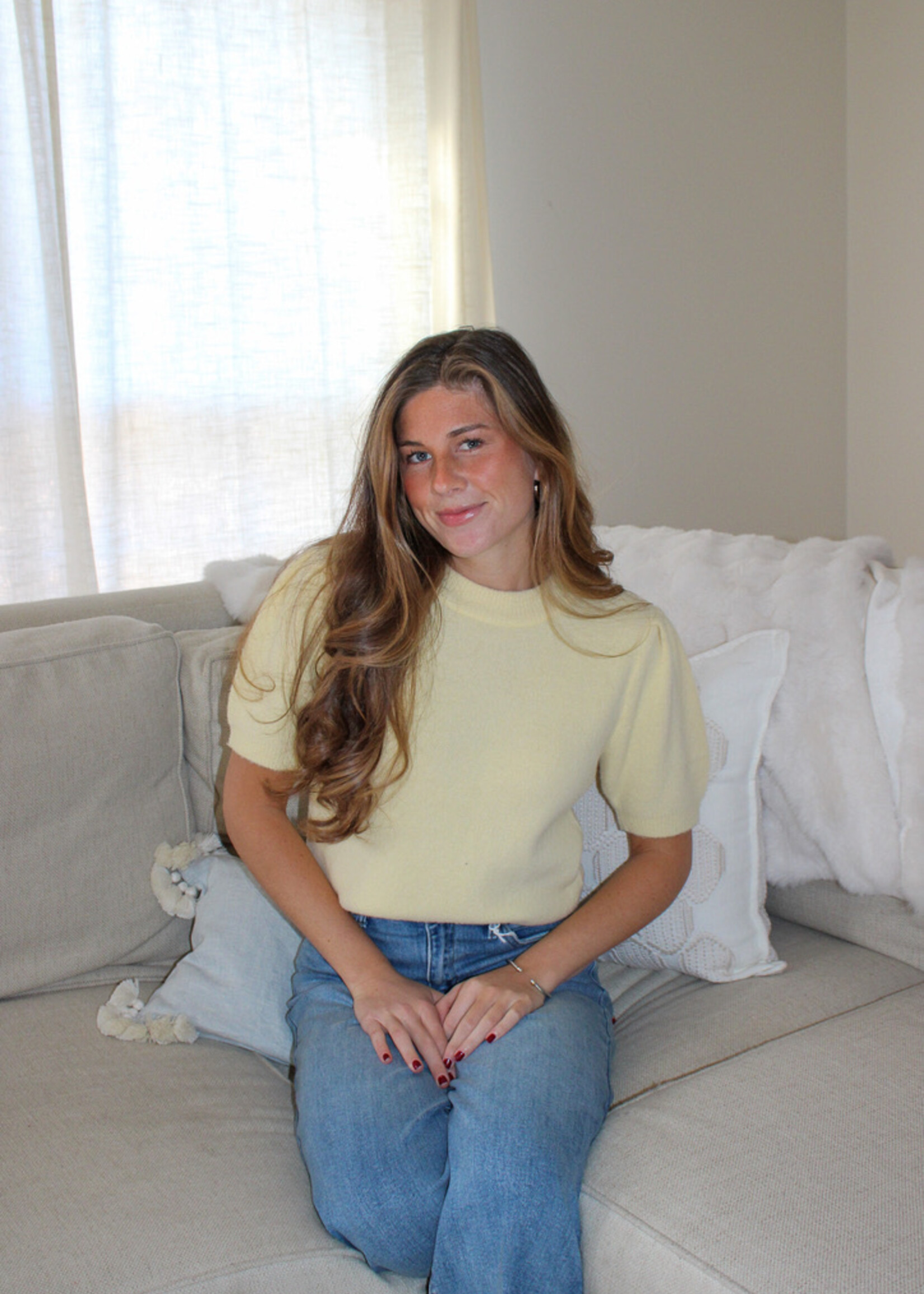 Preston Short Sleeve Sweater