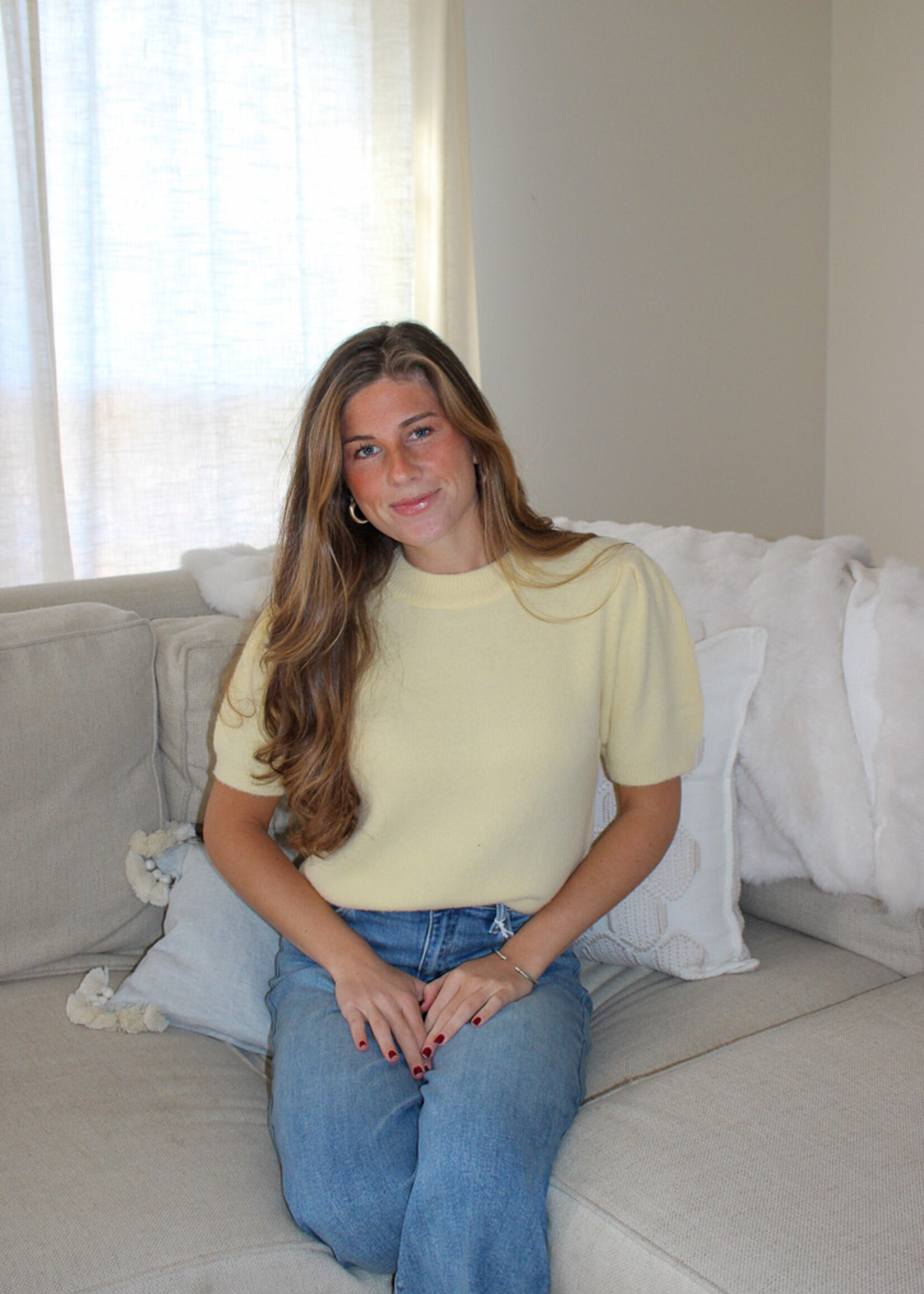 Preston Short Sleeve Sweater