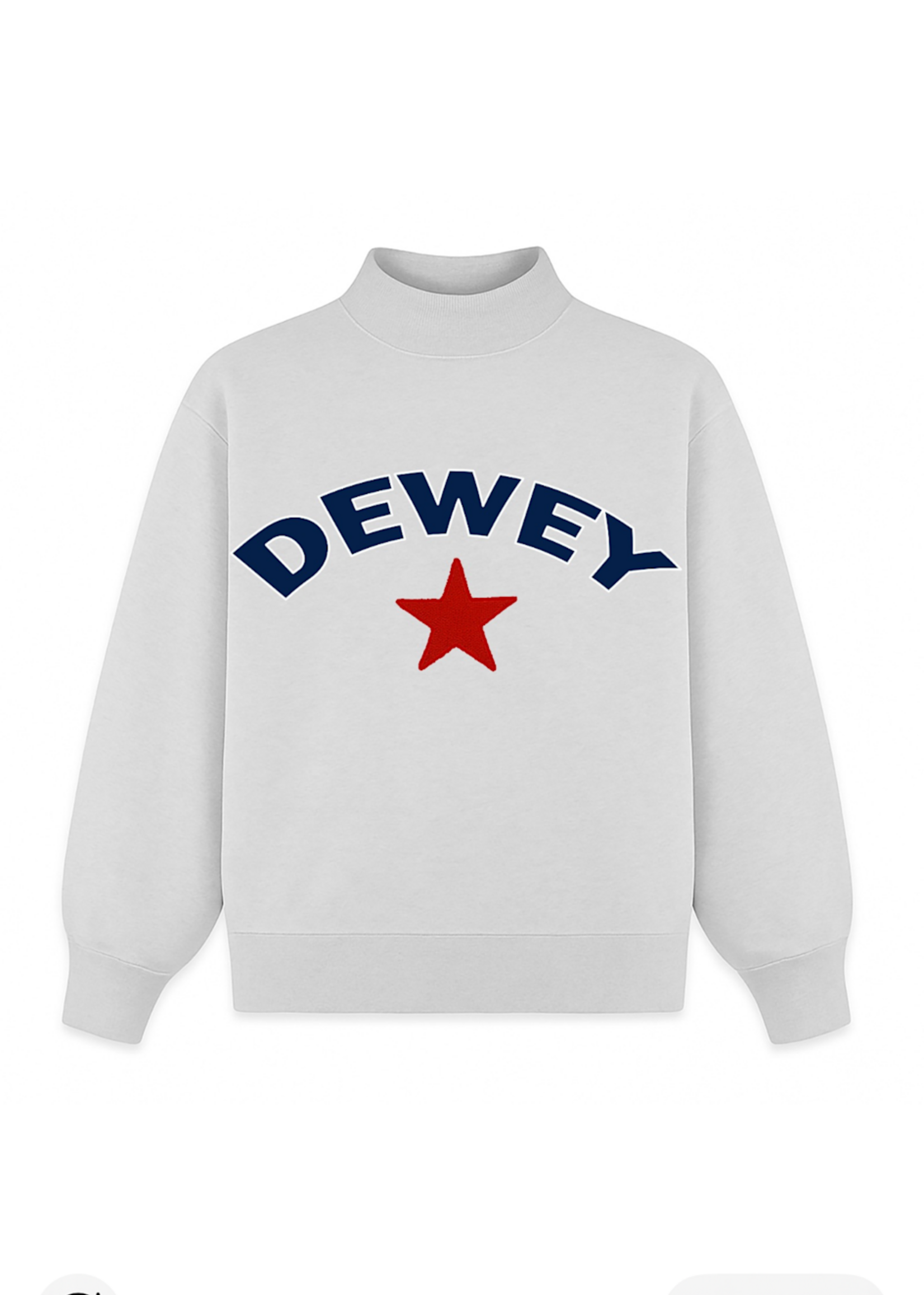 DEWEY Mock Neck Sweatshirt