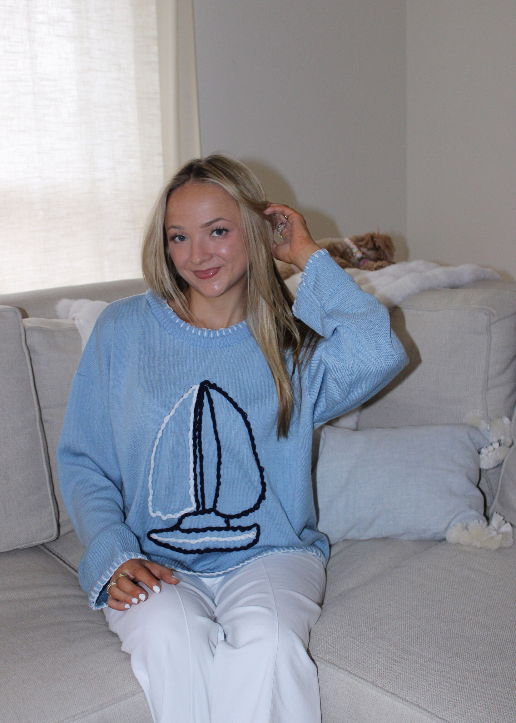 Tinsley Sailboat Sweater