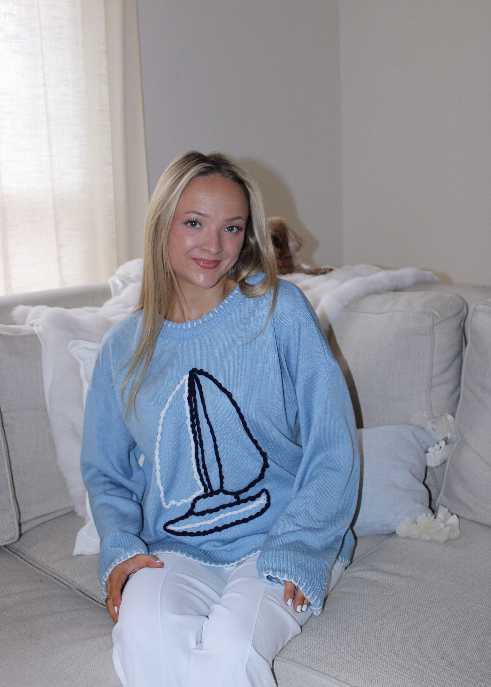 Tinsley Sailboat Sweater