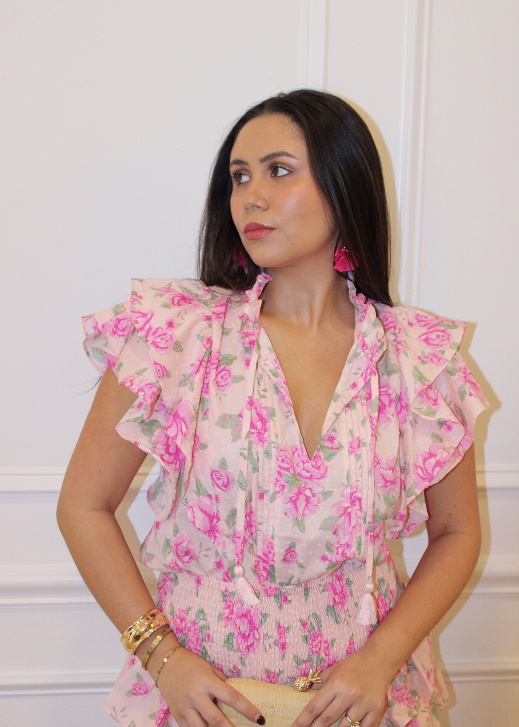 Georgina Ruffle Blouse