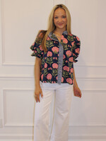 Blaise Floral Puff Sleeve Blouse