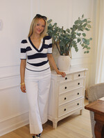 Giacinta Striped Knit Sweater