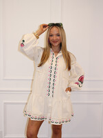 Galinda Embroidered Mini Dress