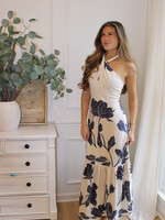 Bello Bead Halter Maxi Dress