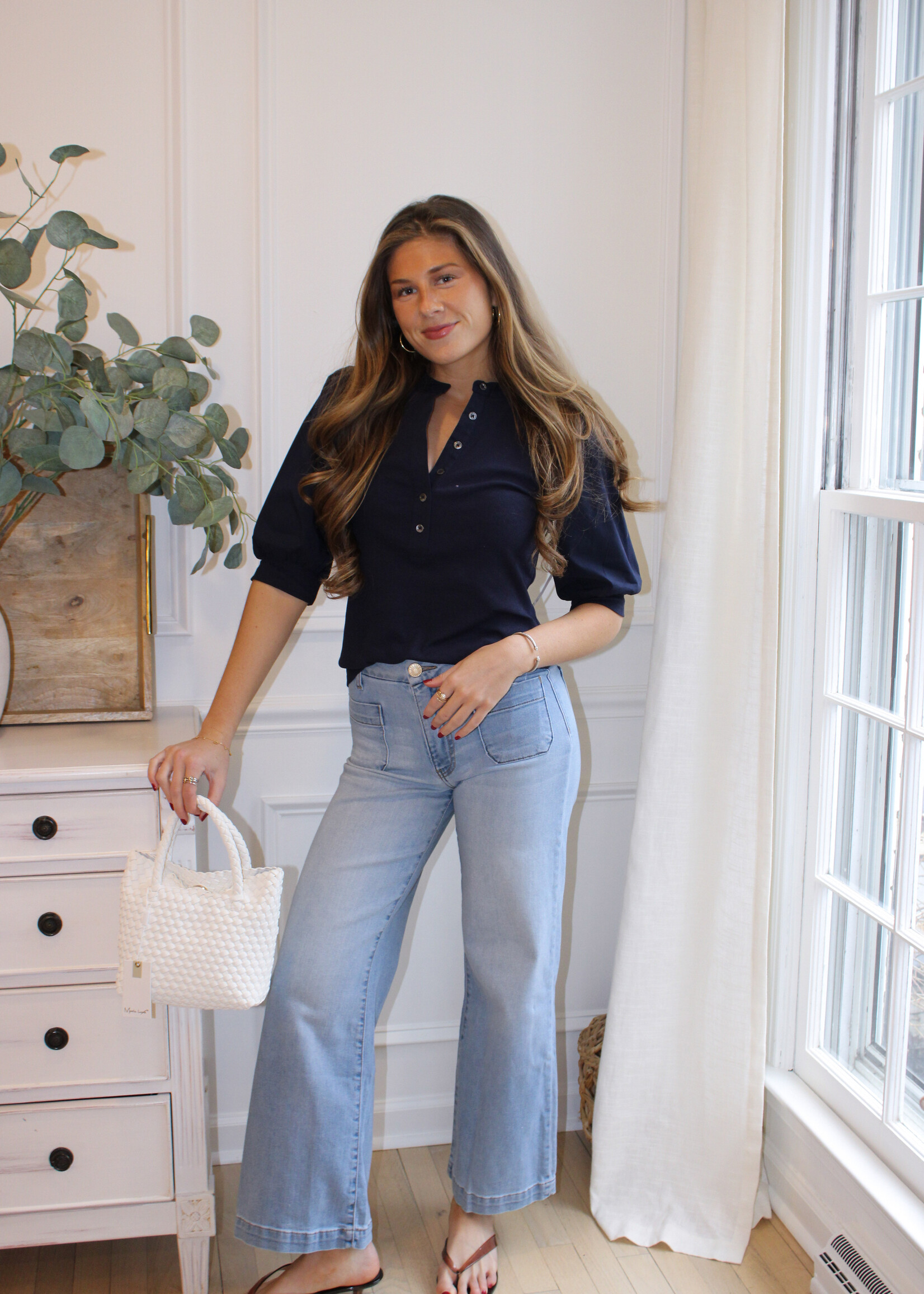 Denny Puff Sleeve Tee