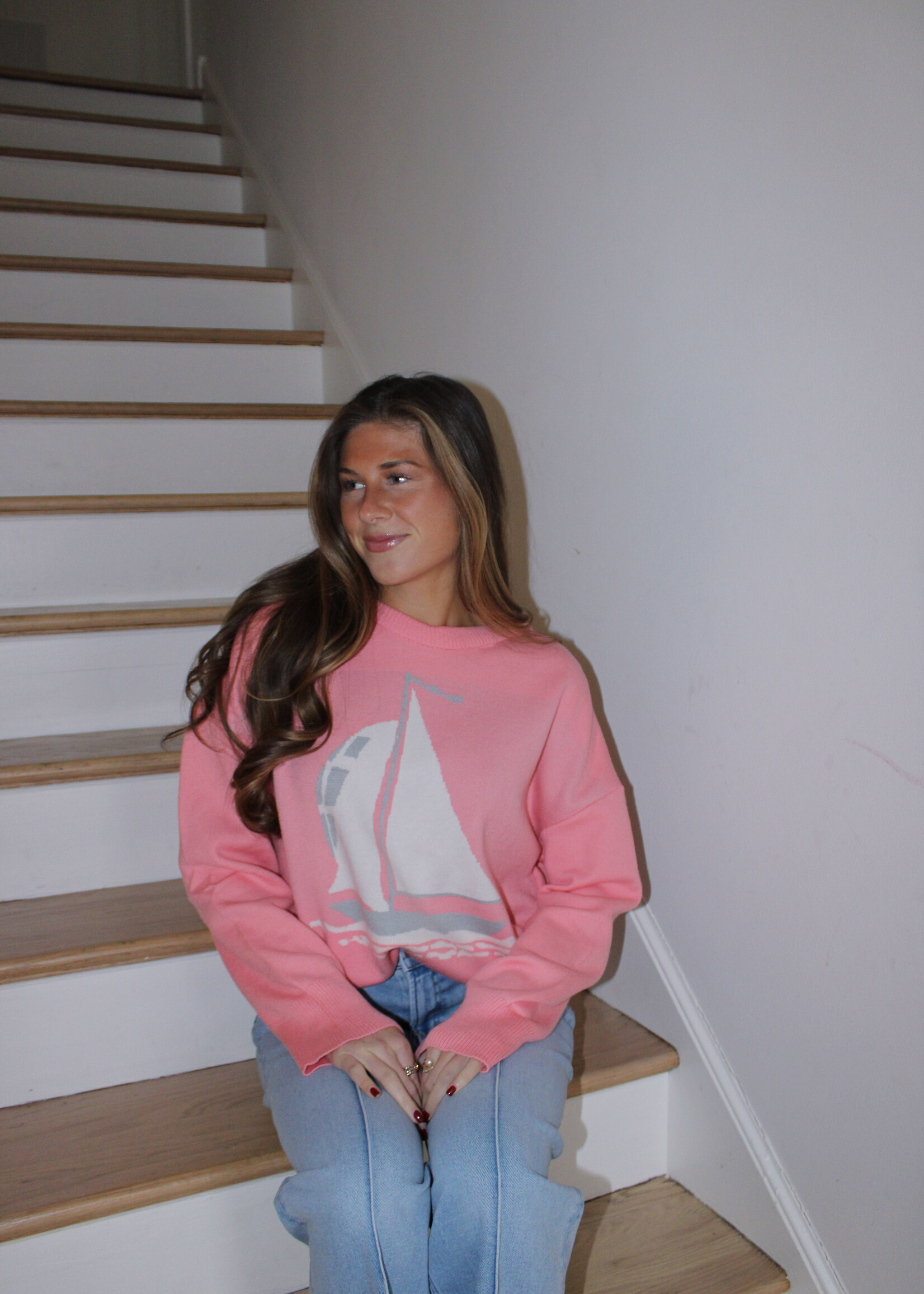 Gretchen Sailboat Sweater