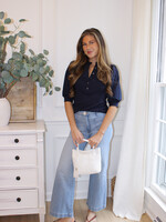 Meg High Rise Wide Leg Jean