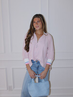 Mollie Striped 3/4 Sleeve Top