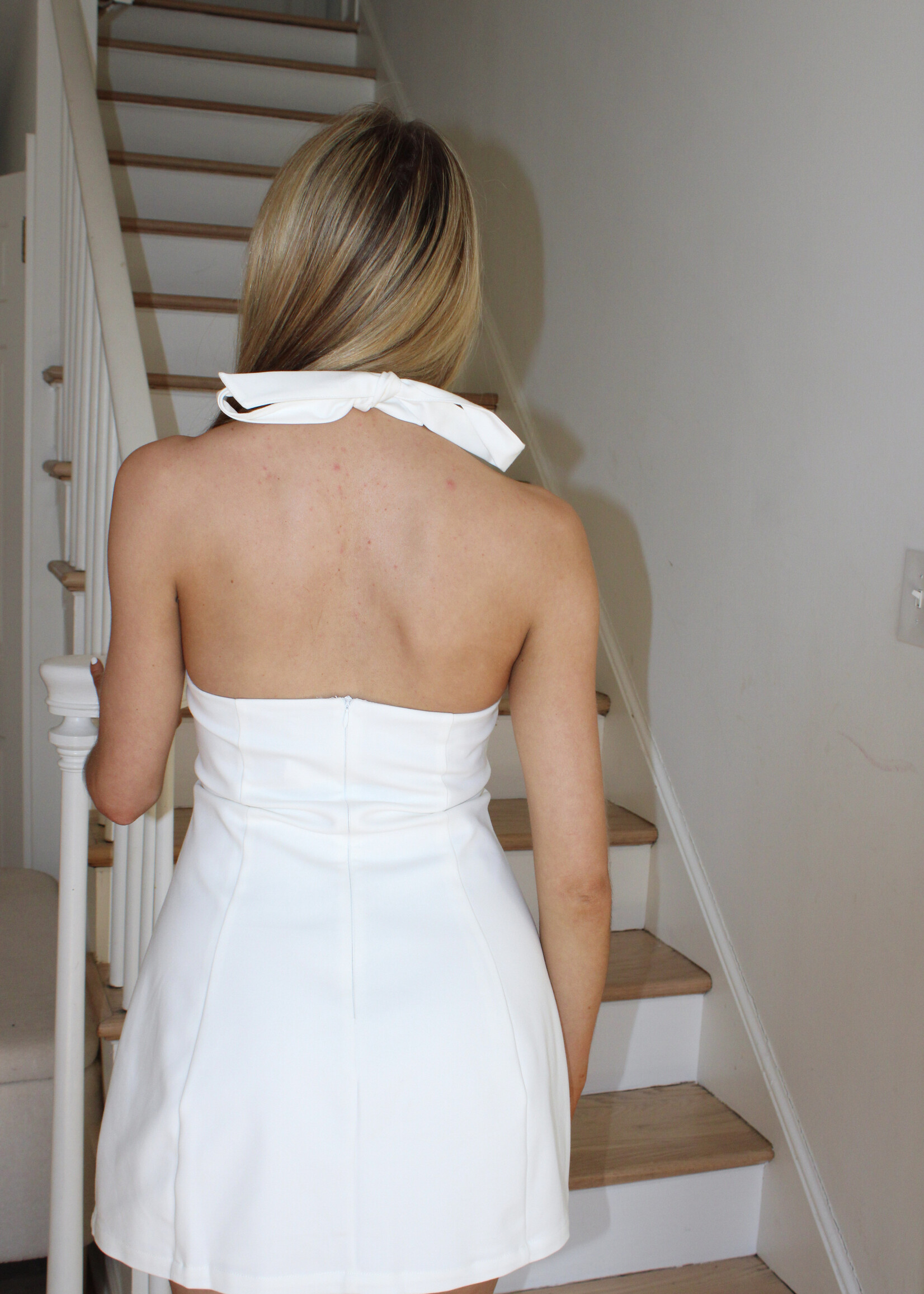 Cleve Halter Neck Mini Dress