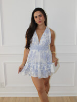 Floriana Tie Strap Mini Dress