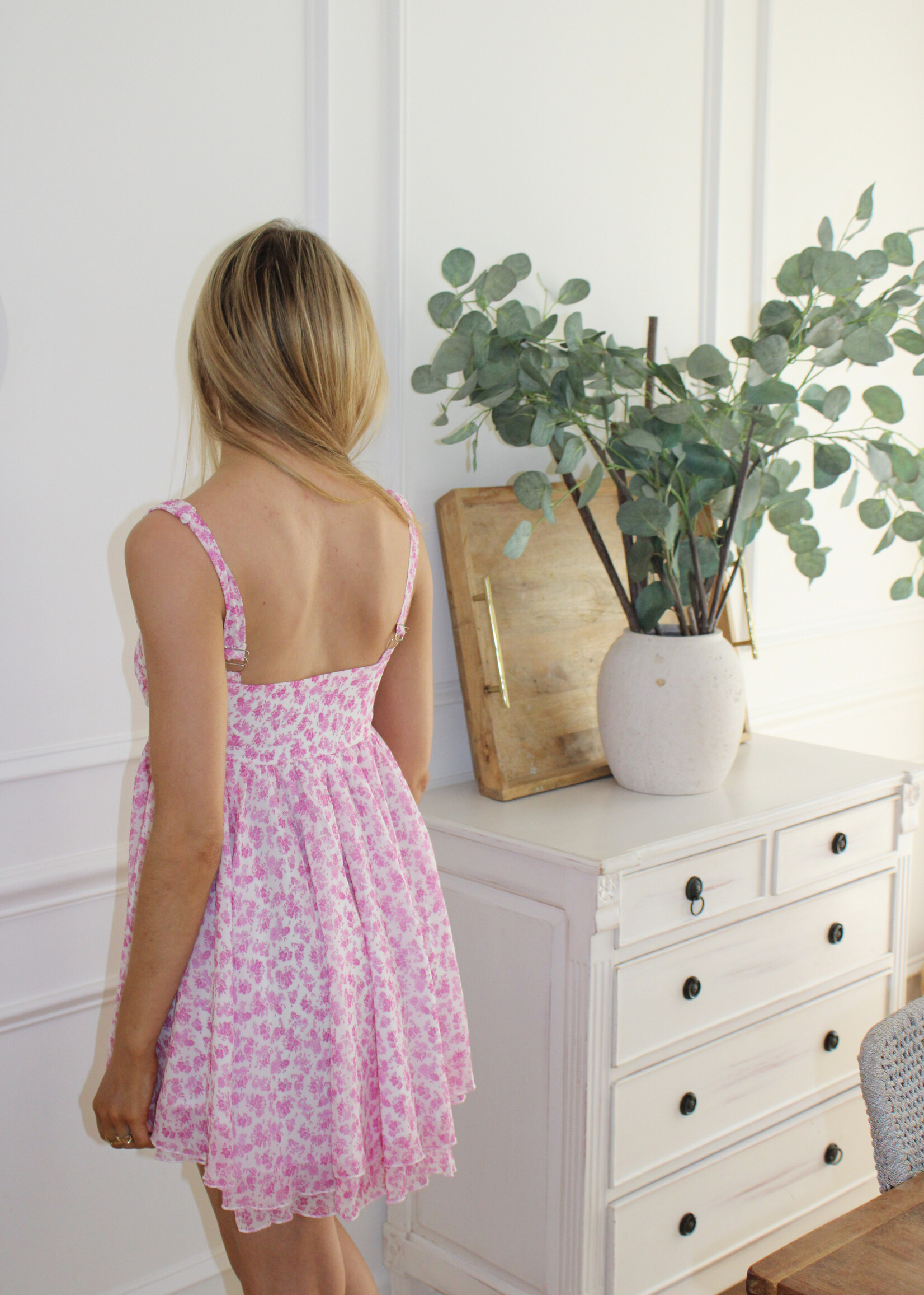 Nelly Floral Layered Mini Dress