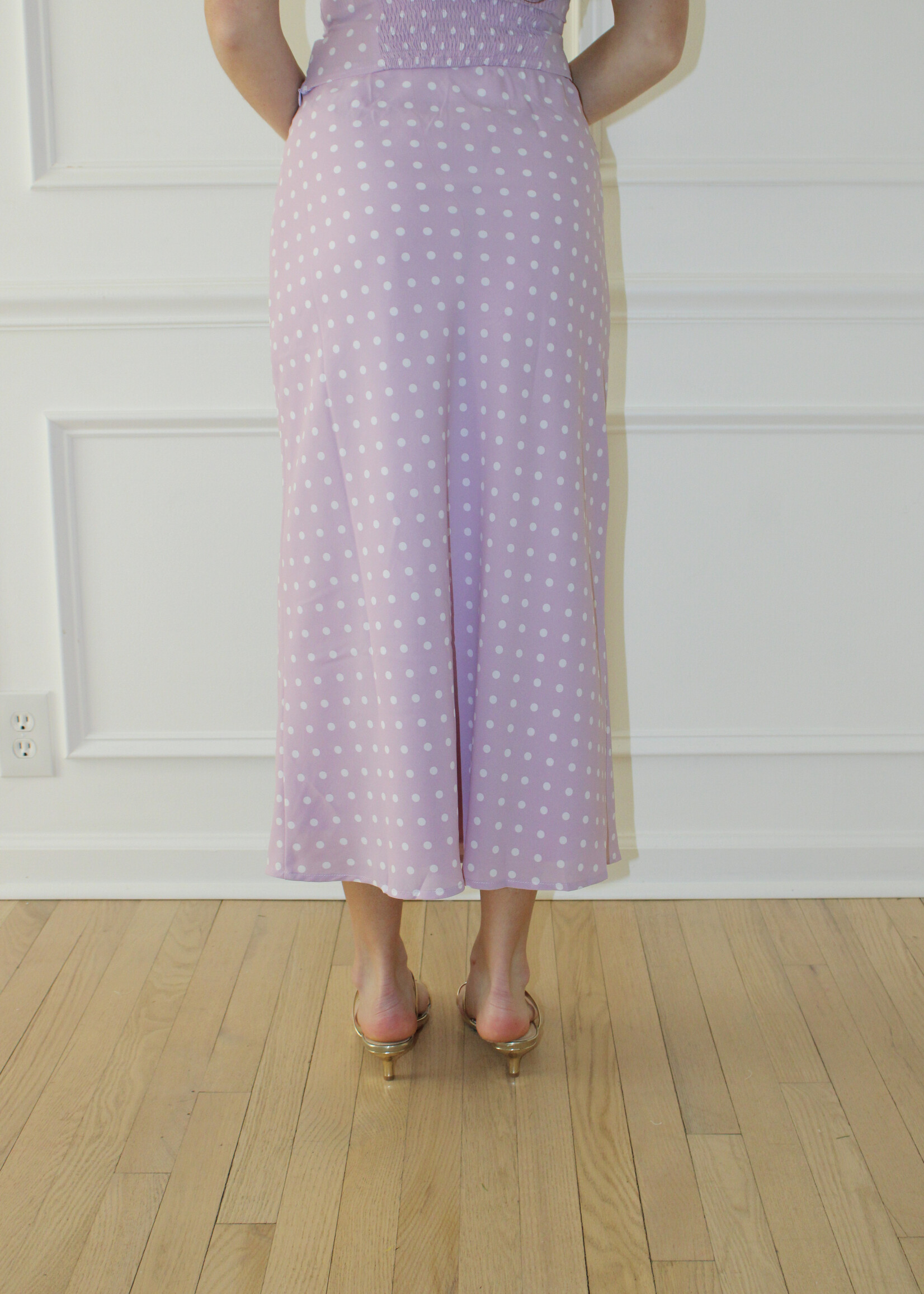 Ixora Polka Dot Maxi Skirt