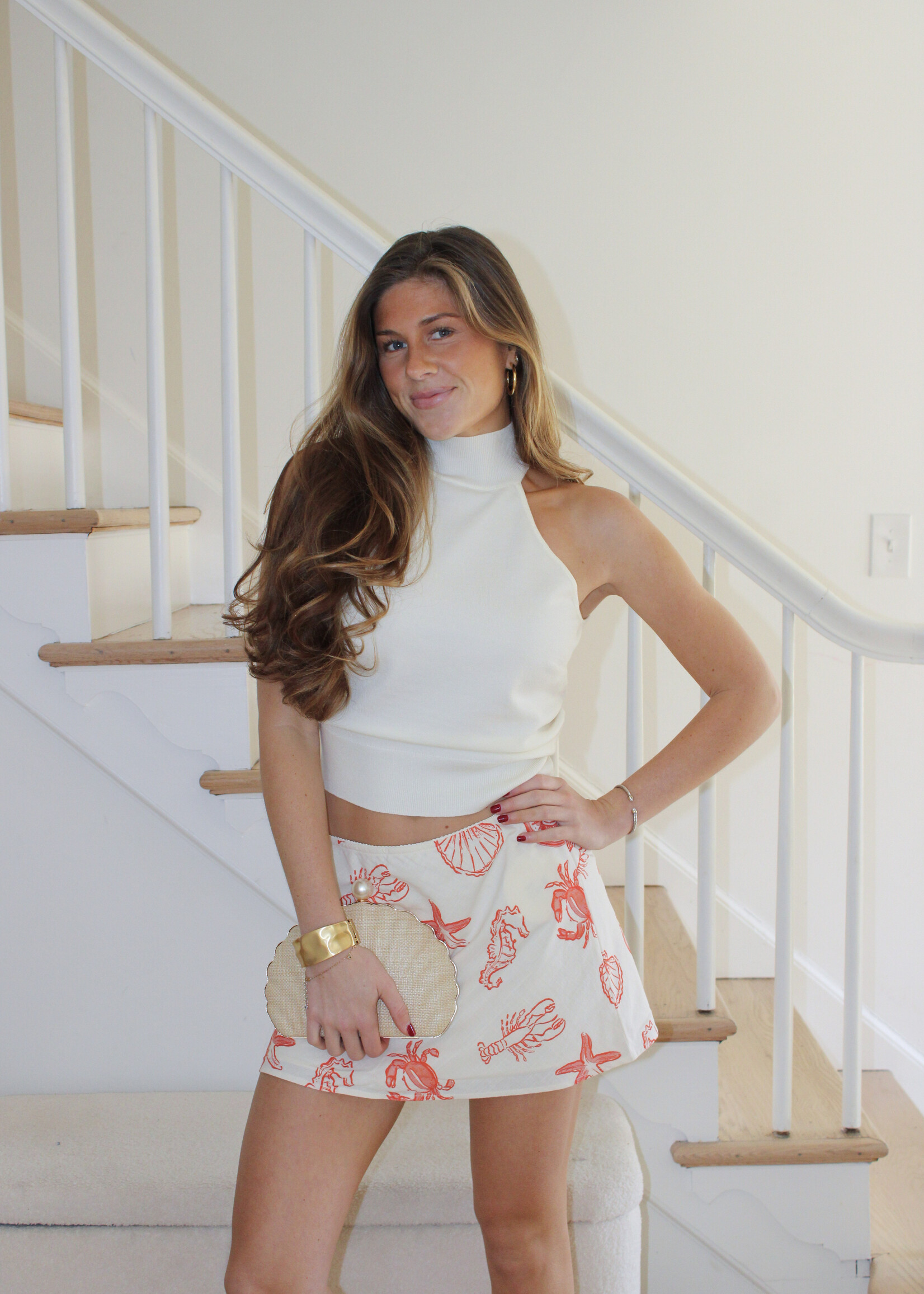 Janet Sealife Mini Skirt