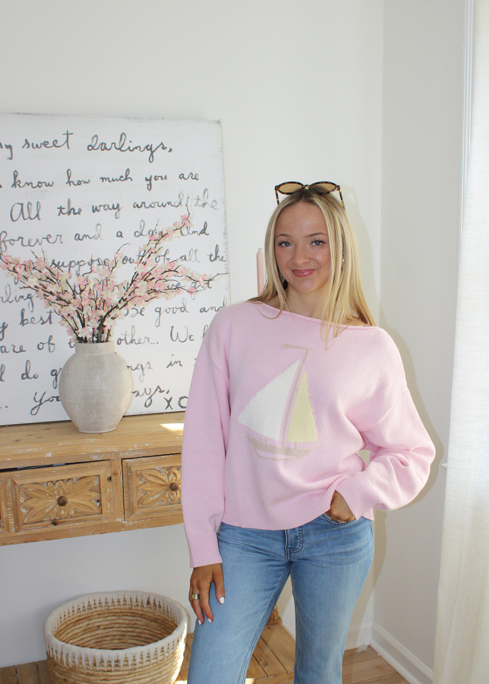 Jazzy Sailboat Sweater