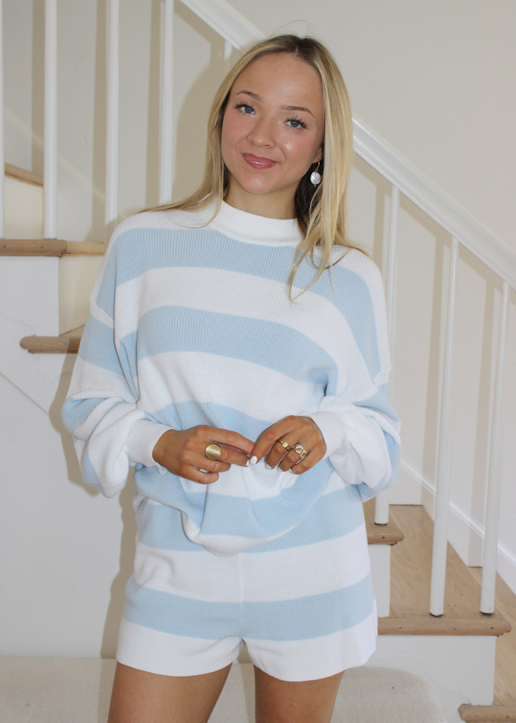 Brooke Stripe Sweater Set