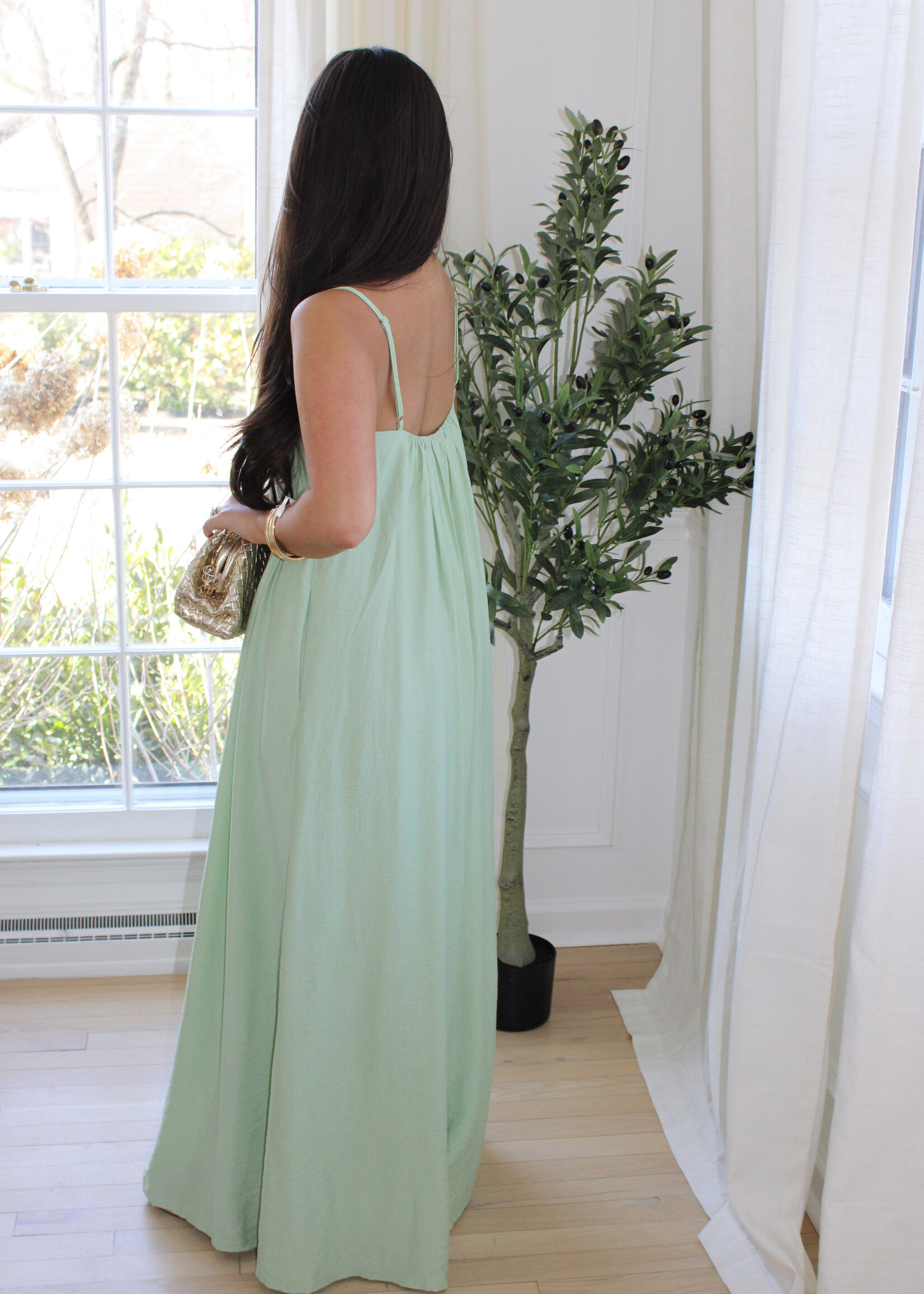 Jasmeen Pleating Maxi Dress