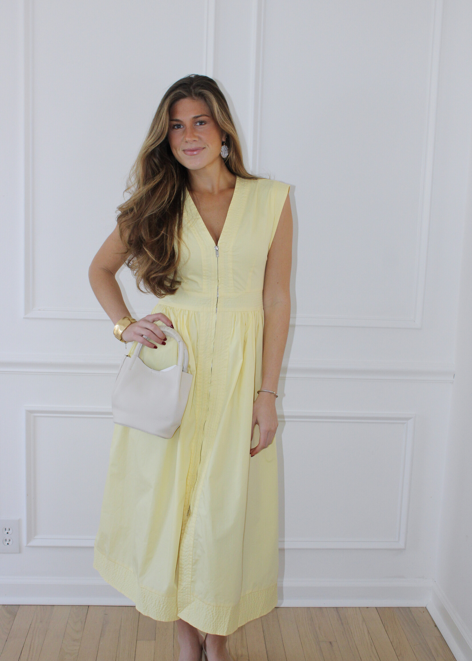 Bronx V-Neck Midi Dress