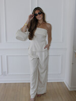 Harvey Linen Tube Top